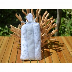 Conjunto de 3 gasas grises