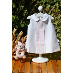 Faldón pique blanco